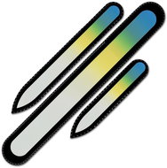 Mont Bleu Sada 3 barevných skleněných pilníku na nehty R-BMS24 - Nail File