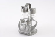 Monix Sabor - Set for Oil, Vinegar, Salt and Pepper with Stand - Condiments Tray