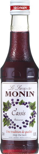 MONIN Blackcurrant 0,25l - Syrup - Main image