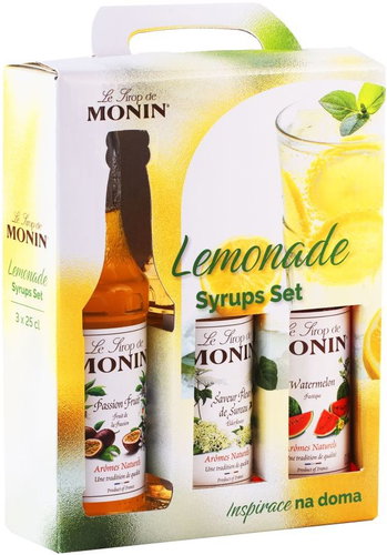MONIN LEMONADE Set 3 × 250 ml - Syrup - Main image