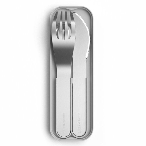 MonBento Pocket | Light Grey - Cutlery Set - Main image
