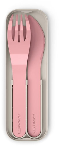 MonBento Pocket Colour Blush | Pink - Cutlery Set - Main image