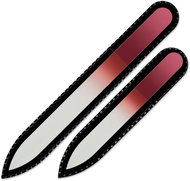 Mont Bleu Set of 2 coloured glass files R-MS17 - Nail File