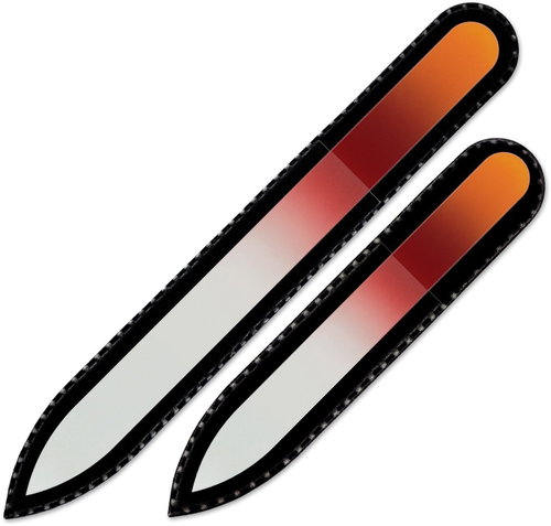 Mont Bleu Set of 2 coloured glass files R-MS25 - Nail File - Main image