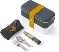 MonBento and Opinel Snack set with cutlery and coaster Original + Picnic - Lunch Box