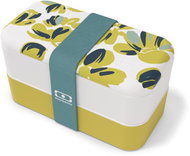 MonBento Snack bento box Original Meadow, white green yellow - Lunch Box