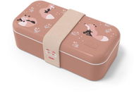 MonBento Dětský svačinový box Foodie Cinnamon Fox, hnědá - Svačinový box