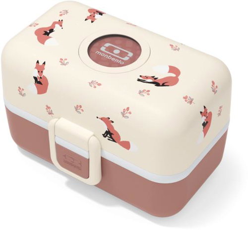 MonBento Svačinový box dětský do školy Tresor cinnamon Fox  - Lunch Box - Main image