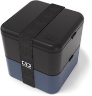 MonBento Snack bento box Square Midnight Onyx - Lunch Box