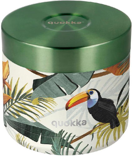 Quokka Stainless steel food container Whim Blue Nature 600 ml - Lunch Box - Main image