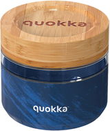 Quokka Deli Wood Grain Üveg ételtároló - Uzsonnás doboz