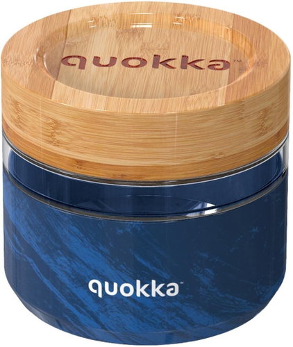 Quokka Deli Wood Grain Üveg ételtároló Fő fotó Quokka Deli Wood Grain Üveg ételtároló - Uzsonnás doboz - Fő fotó
