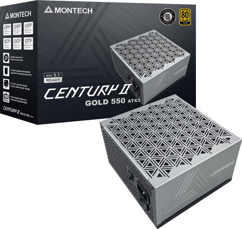 Montech CENTURY II 550W - PC Power Supply - Main image