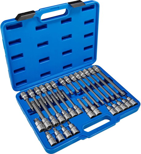 Gola Torx socket wrench set long short 32 pieces, blue - Socket Wrench Set - Main image
