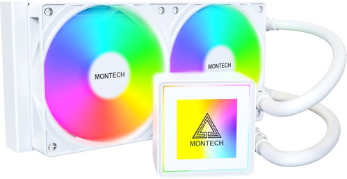 Montech PureFlow ARGB 240 White - Water Cooling - Main image