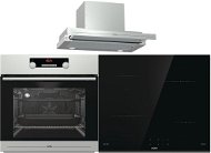 MORA VTS 437 BX + MORA VDIT 65 FF + MORA OT 611 X - Oven, Cooktop & Kitchen Hood Set