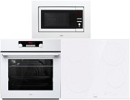 MORA VT 537 AW + MORA VDSS 654 FFW + MORA VMT 422 W - Oven, Cooktop and Microwave Set