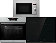 MORA VT 536 BX + MORA VDIT 65 FF + MORA VMT 312 X - Oven, Cooktop and Microwave Set