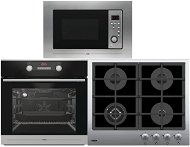 MORA VTS 548 BX + MORA VDP 645 GX1 + MORA VMT 442 X - Oven, Cooktop and Microwave Set