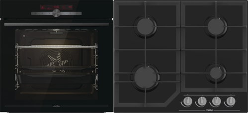 MORA VTS 785 DB + MORA VDP 645 GB6 - Oven & Cooktop Set - Main image