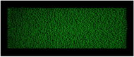 MossArtDeco Painting 110 × 60 cm, dark green low moss, black rough frame - Painting