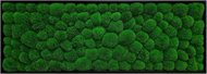 MossArtDeco Painting 110 × 60 cm, dark green moss, black thin frame - Painting