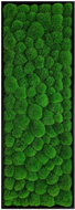 MossArtDeco Painting 110 × 60 cm, light green moss, black thin frame - Painting