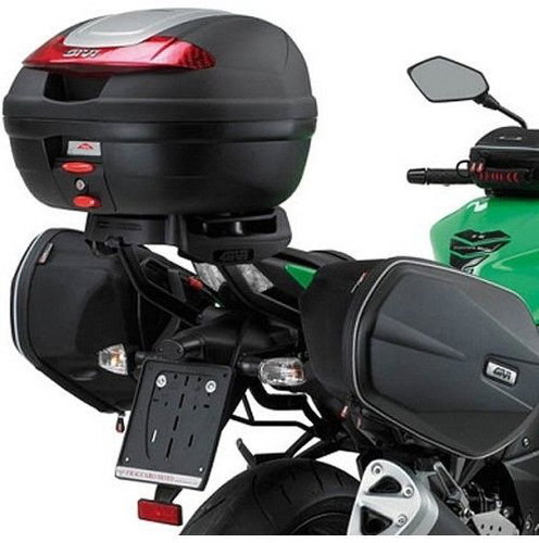 GIVI TE 4107 tubular holder Kawasaki Ninja 250 R (08-12) - EASYLOCK system - Supports for Side Bags - Main image