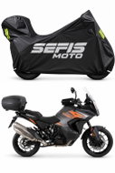 SEFIS Outdoor Premium plachta XL pro KTM Adventure 890 1090 1190 1290 1390 s kufrem - Motorbike Cover