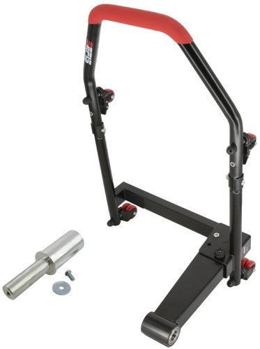 SEFIS M22U zadní sklopný pojízdný stojan pro letmé uložení kola - levostranný - 21.6 mm - Motorbike Stand - Main image