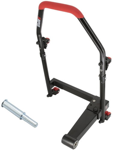 SEFIS M22U zadní sklopný pojízdný stojan pro letmé uložení kola - levostranný - 18 / 19.5 mm - Motorbike Stand - Main image