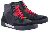 ALPINESTARS boots AKIO collection DIESEL JEANS, black/grey/red, size 48 - Motorcycle Shoes