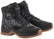 ALPINESTARS boots CR-6 DRYSTAR, black/grey camouflage, size 40,5 - Motorcycle Shoes