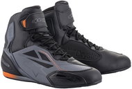 ALPINESTARS boots FASTER-3 DRYSTAR, black/grey/orange fluo, size 43,5 - Motorcycle Shoes