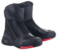 ALPINESTARS boots RT-7 DRYSTAR, black/red, 2025, size 43 - Motorcycle Shoes