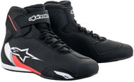 ALPINESTARS SEKTOR boots, black/white/fluo red, 2025, size 46 - Motorcycle Shoes