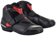 ALPINESTARS boots SMX-1 R VENTED, black/red, perforated lining, 2025 - Motorcycle Shoes