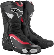 ALPINESTARS boots SMX-6 3, black/silver/red, 2025, size 44 - Motorcycle Shoes