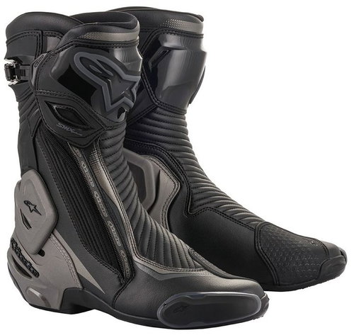 ALPINESTARS boots SMX PLUS 2, black/dark grey, 2025, size 46 - Motorcycle Shoes - Main image