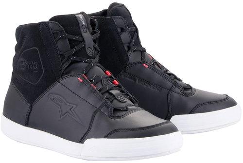 ALPINESTARS boots STELLA CHROME DRYSTAR, women, black/white/pink, 2025, size 38,5 - Motorcycle Shoes - Main image