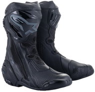 ALPINESTARS boots SUPERTECH R, black/black, 2025, size 44 - Motorcycle Shoes