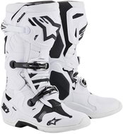 ALPINESTARS boots TECH 10, white, 2025, size 48 - Motorcycle Shoes