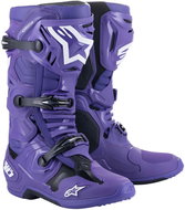 ALPINESTARS boots TECH 10, purple/black/white, 2025, size 48 - Motorcycle Shoes