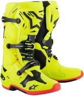 ALPINESTARS boty TECH 10, žluté fluo/černé/červené fluo, 2025 - Boty na motorku