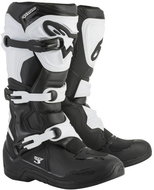 ALPINESTARS boots TECH 3, black/white, 2025, size 48 - Motorcycle Shoes