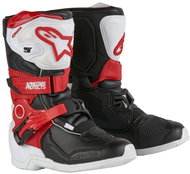 ALPINESTARS boots TECH 3S KIDS, children, white/black/red, 2025, size 32 - Motorcycle Shoes