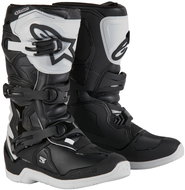 ALPINESTARS boots TECH 3S YOUTH, children's, white/black, 2025, size 40,5 - Motorcycle Shoes