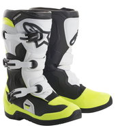 ALPINESTARS boots TECH 3S YOUTH, children, black/yellow fluo/white, size 37 - Motorcycle Shoes