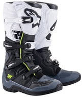 ALPINESTARS boots TECH 5, black/grey/white/yellow fluo, 2025, size 49,5 - Motorcycle Shoes