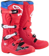 ALPINESTARS boots TECH 5, red/blue/white/black, 2025, size 43 - Motorcycle Shoes